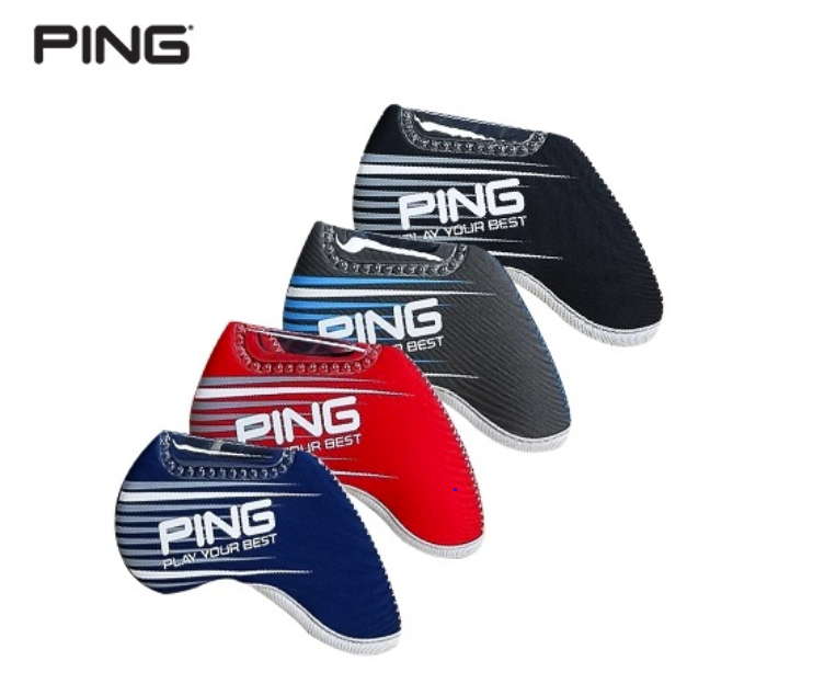 [us] Ping 2020 New Premium Original Golf Iron Club Head Cover Neoprene 9pcs