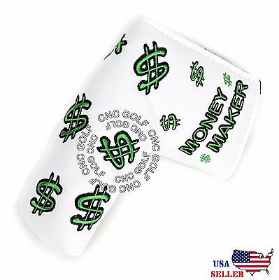 Money Maker Putter Cover Magnetic For Scotty Cameron Taylormade Odyssey Blade