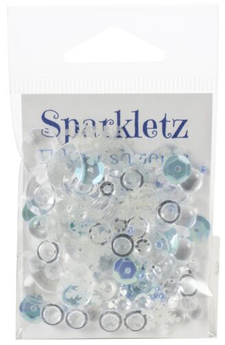Sparkletz Embellishment Pack 10g-snow Crystals - 6 Pack