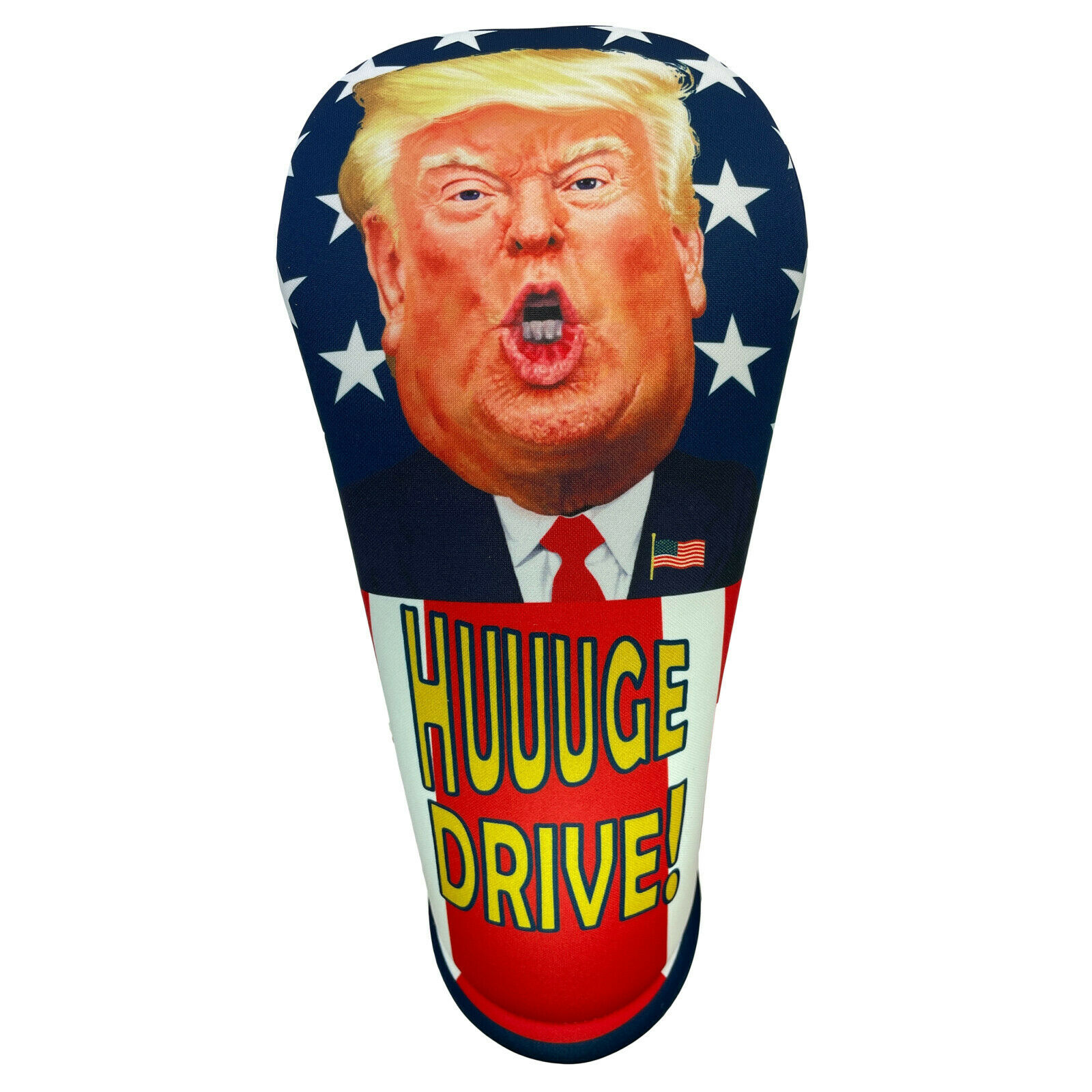 President Trump "huuuge Drive"  Driver Golf Club Head Cover Large 460cc Usa Made