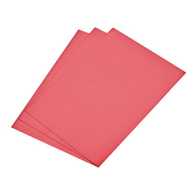 A4 Plain Magnet Sheets For Crafts Or Applying Adhesive Items 24 Mil Red 3pcs