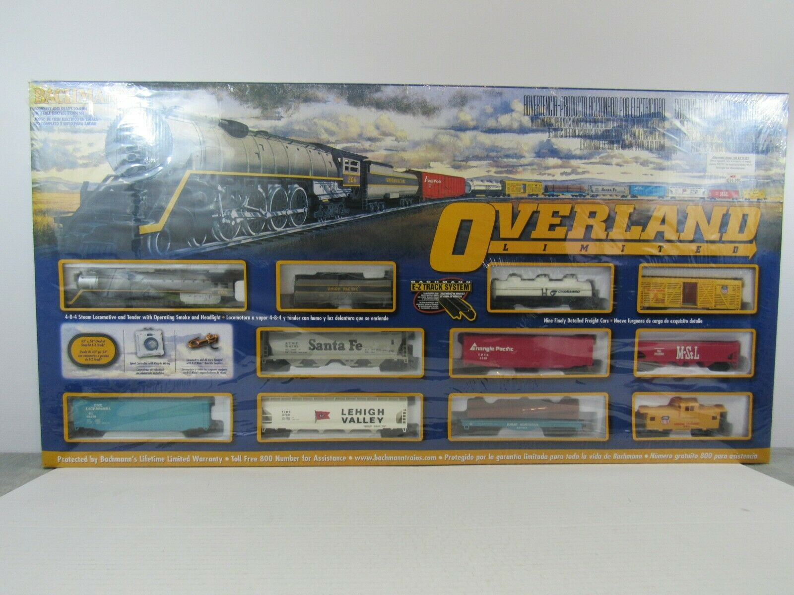 Bachmann Overland 00614 Limited E-z Track System Ho Scale Train Set (pg44c)
