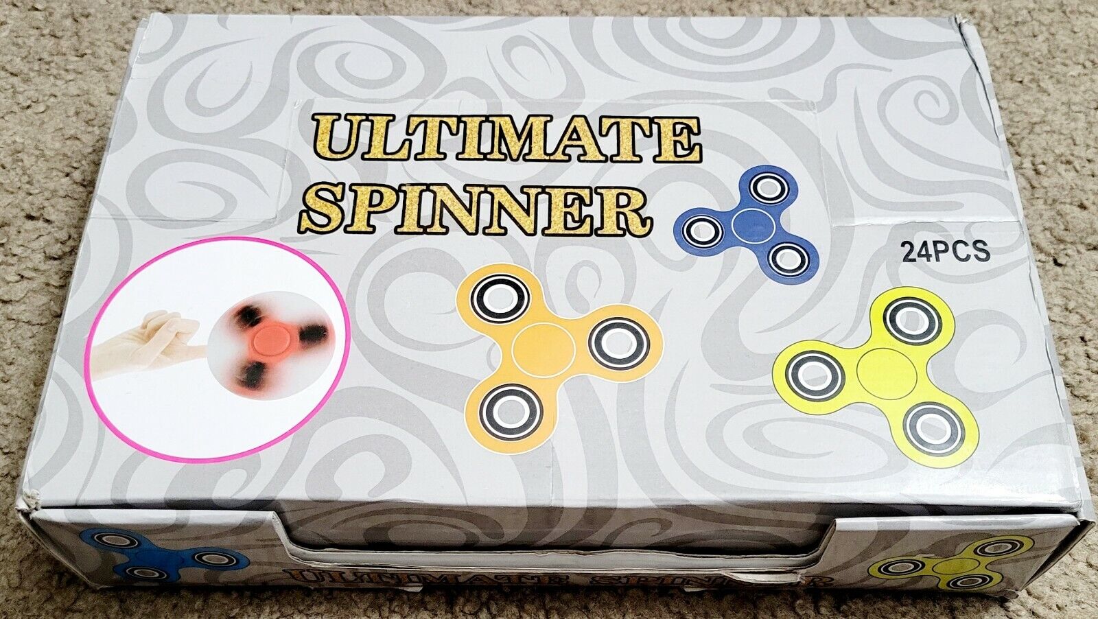 (24) Ultimate Fidget/hand Spinners !!!full Case Of 24!!!