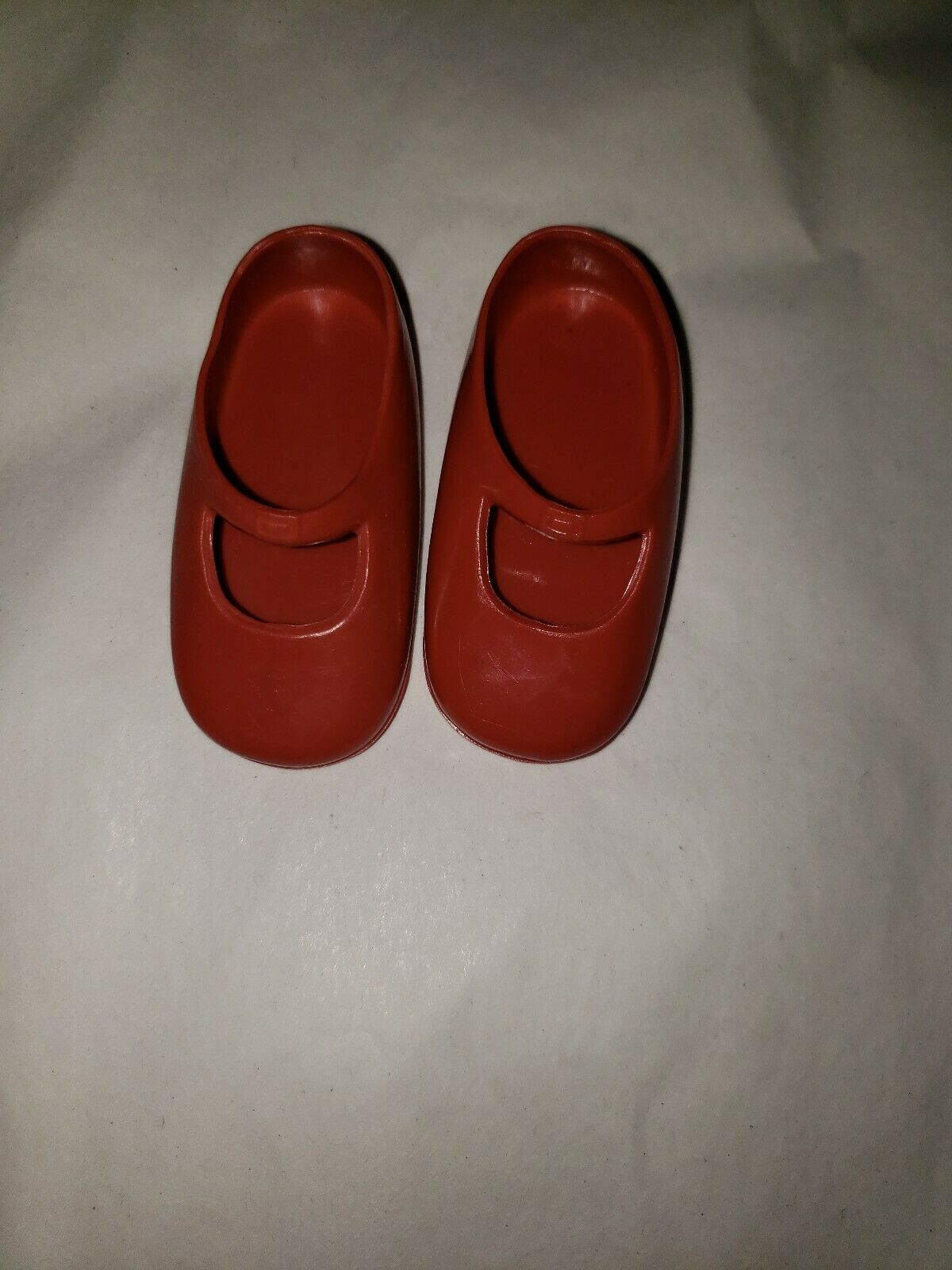 Sale Ideal 16"  Red Doll Shoes For Vinyl Shirley Temple  1972
